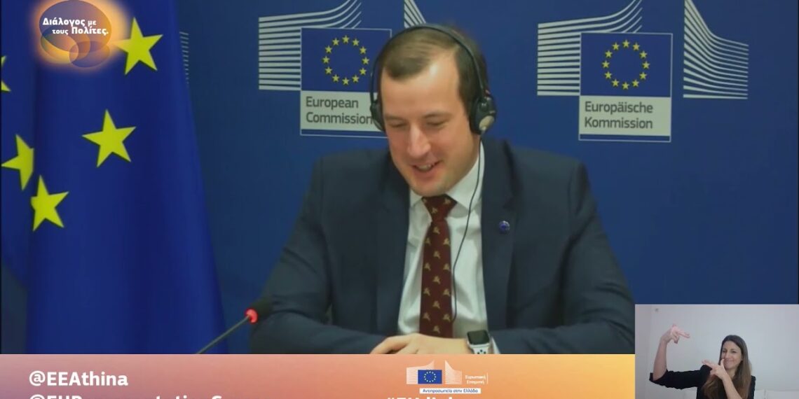 Διάλογος με τους Πολίτες με τον Επίτροπο Περιβάλλοντος, Ωκεανών και Αλιείας V. Sinkevicius