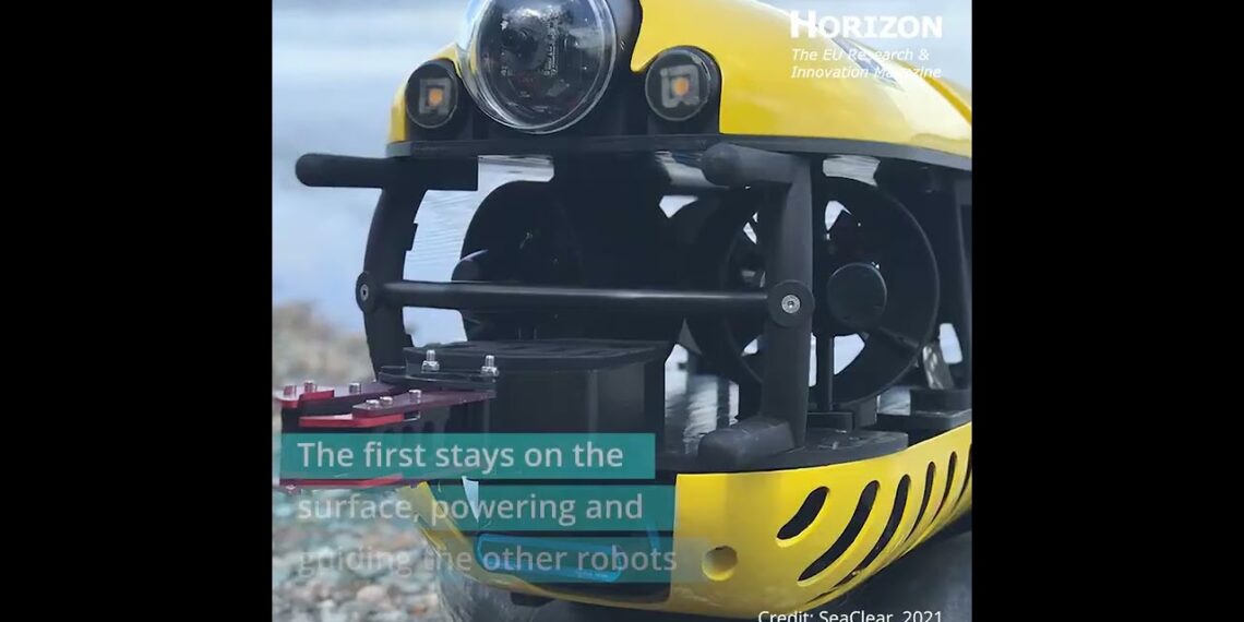 Πως τα ρομπότ αναζητούν και απομακρύνουν απορρίμματα στη θάλασσα