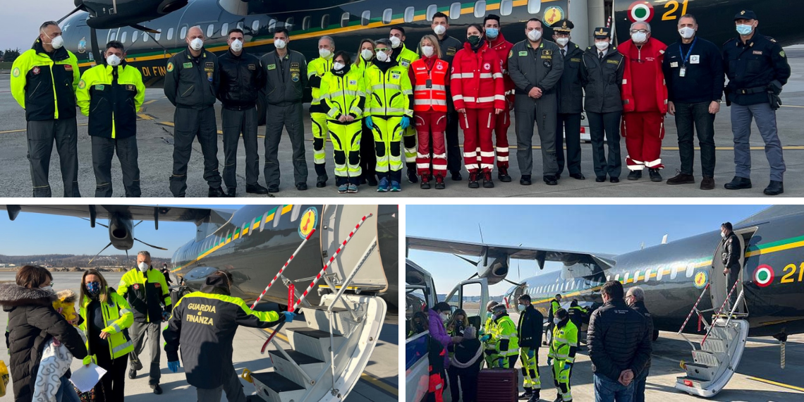 EE – Ουκρανία: Πρώτη επιχείρηση ιατρικής διακομιδής παιδιών από την Πολωνία στην Ιταλία