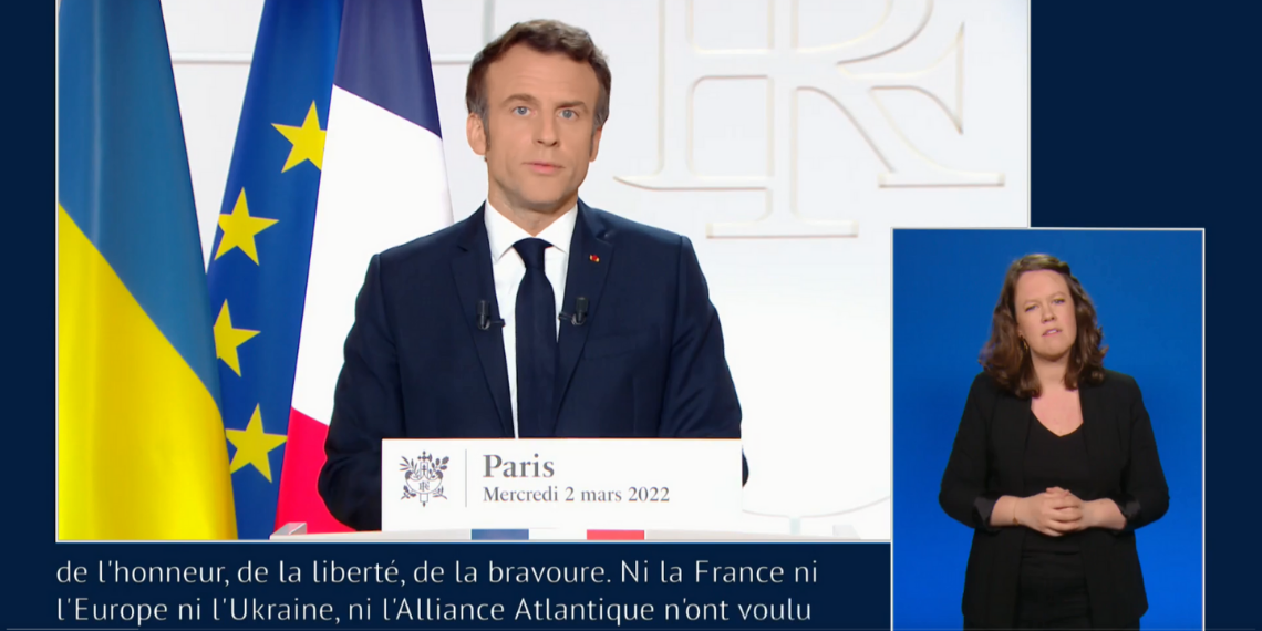 Μακρόν: Αυτός ο πόλεμος δεν είναι αγώνας ενάντια στον ναζισμό…