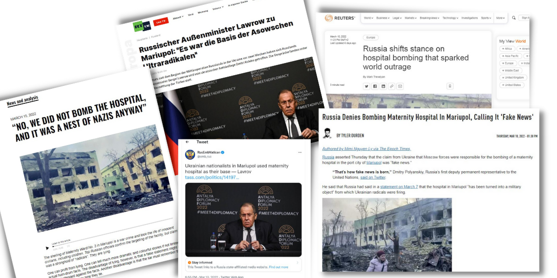 Euvsdisinfo… Ρωσία: Όχι δεν βομβαρδίσαμε το Μαιευτήριο!