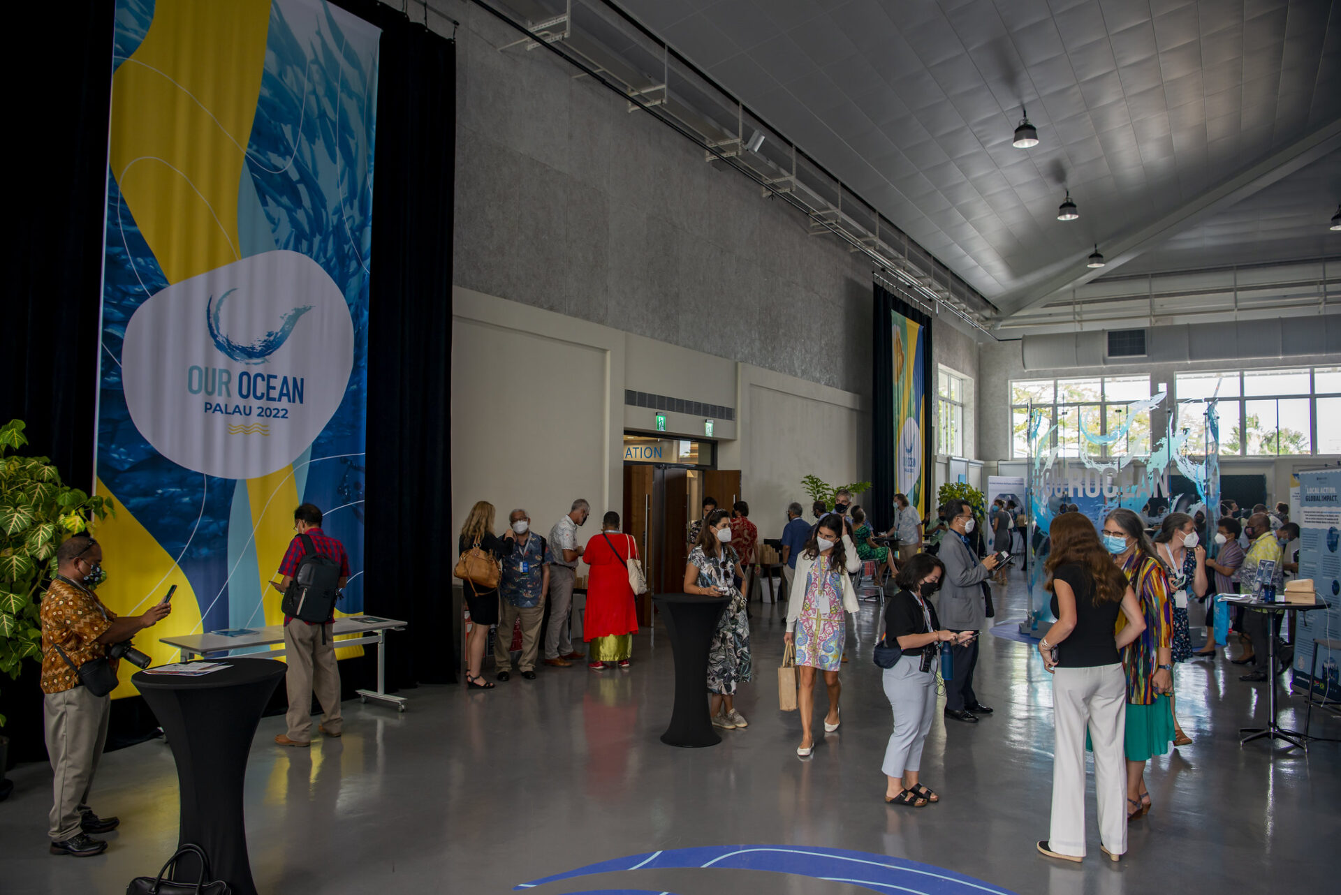  Participants and Delegates at the 7th Our Ocean Conference, hosted by Palau and the United States, On April 14, 2022 in Koror, Palau (Jesse Alpert/U.S. Department of State)