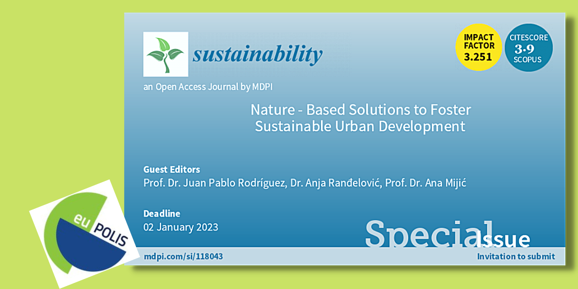 To euPOLIS στο διεθνές -διεπιστημονικό- περιοδικό «Sustainability»