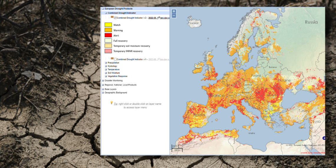 ΕΕ: Τα πρωτοφανή επίπεδα ξηρασίας επηρεάζουν καλλιέργειες – ενέργεια – μεταφορές