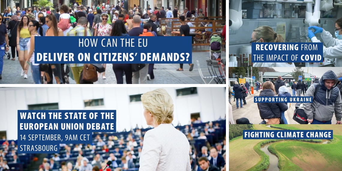 SOTEU: Σε απευθείας μετάδοση η συζήτηση για την Κατάσταση της ΕΕ