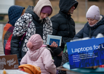 #LaptopsforUkraine… Η Ουκρανία χρειάζεται τη βοήθειά σου για να παραμείνει συνδεδεμένη