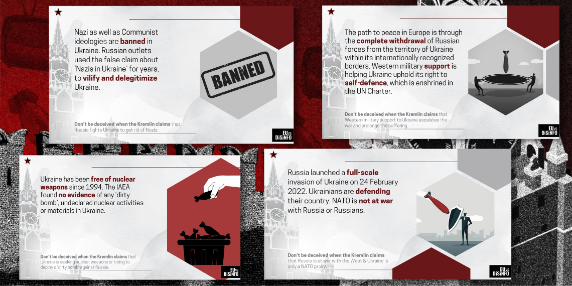 Εuvsdisinfo: 12 μύθοι -υπέρ του Κρεμλίνου- σχετικά με τον πόλεμο Ρωσίας – Ουκρανίας