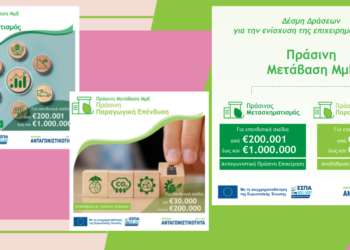 Ανταγωνιστικότητα: Έναρξη των Δράσεων «Πράσινη Μετάβαση ΜμΕ» προϋπολογισμού 700 εκατ.