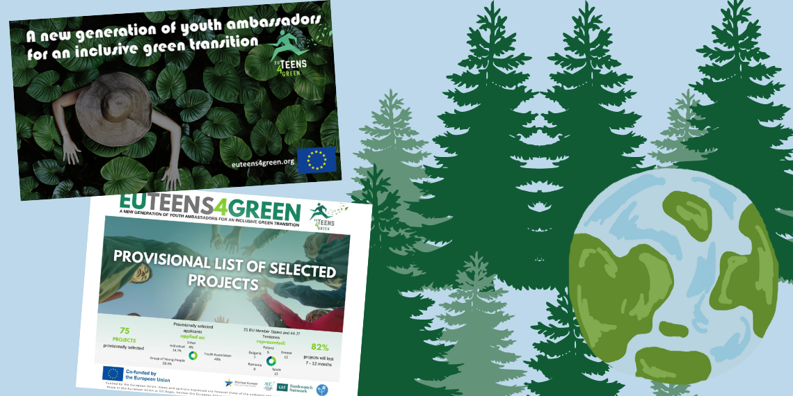 EUTeens4Green: Η ΕΕ χρηματοδοτεί 13 έργα που προέρχονται από Ελληνικές ομάδες & οργανώσεις νέων