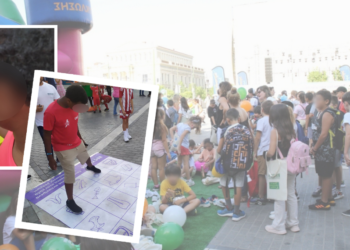 Παιδιά -ανήλικοι πρόσφυγες- στην 3η γιορτή Ανακύκλωσης του Δήμου Πειραιά