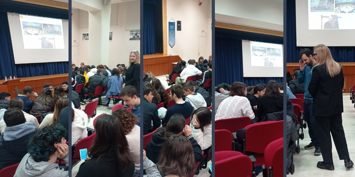 Ενημερωτική δράση των ED’s στους μαθητές Λυκείου Jeanne D’arc για τις Ευρωεκλογές!