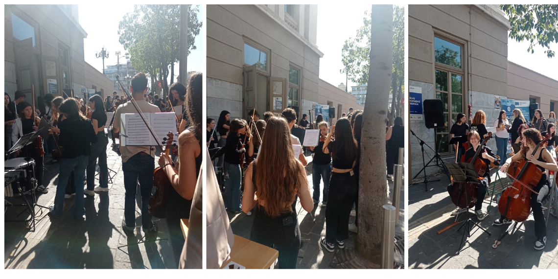 Ένα μουσικό happening στο Europe Direct Piraeus με το Μουσικό Σχολείο Αλίμου & την Ελληνογαλλική Σχολή Jeanne d’Arc