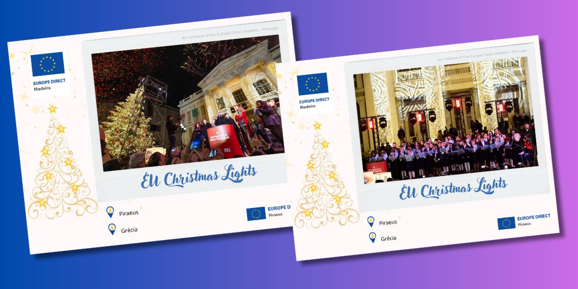 Ο Χριστουγεννιάτικος Πειραιάς από το Europe Direct της Μαδέρα σε κάθε γωνιά της Ευρώπης
